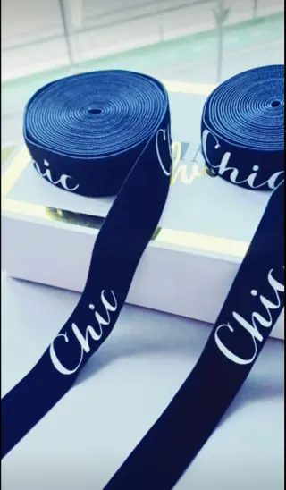cinta Chic terciopelo personalizada