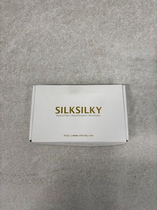 Cuffia notte in seta marrone