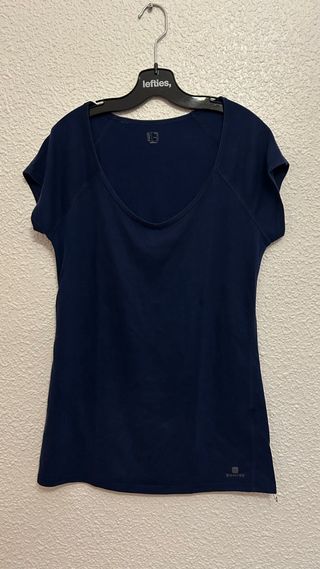 Camiseta Domyos azul manga corta