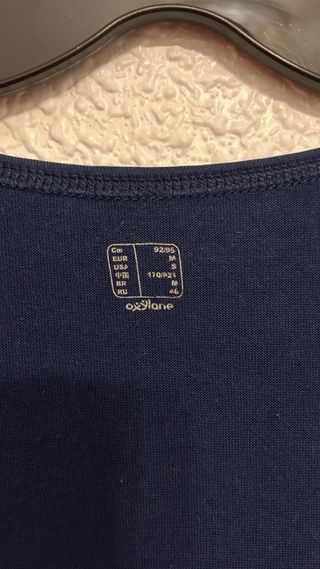 Camiseta Domyos azul manga corta