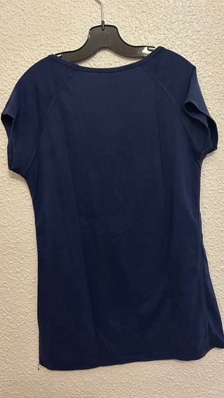 Camiseta Domyos azul manga corta