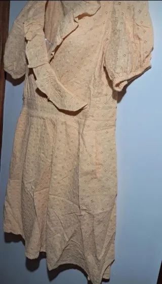 Vestido Naf Naf Naranja Corto