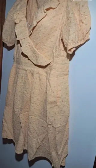 Vestido Naf Naf Naranja Corto