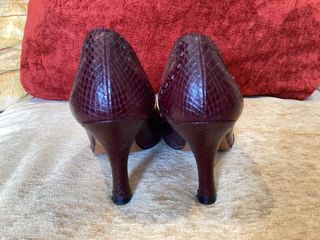 Zapatos vintage burdeos Massimo Dutti Talla 38