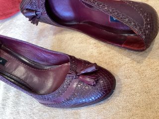 Zapatos vintage burdeos Massimo Dutti Talla 38