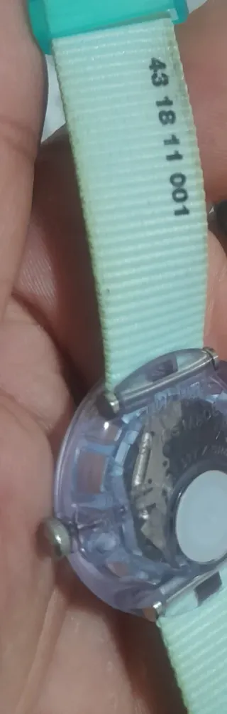 Reloj Flik Flak Morado y Verde