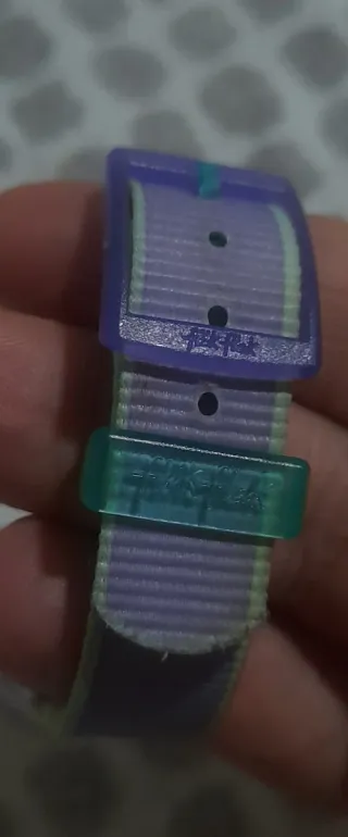 Reloj Flik Flak Morado y Verde