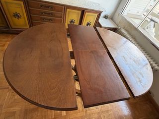 Mesa extensible madera maciza alta calidad