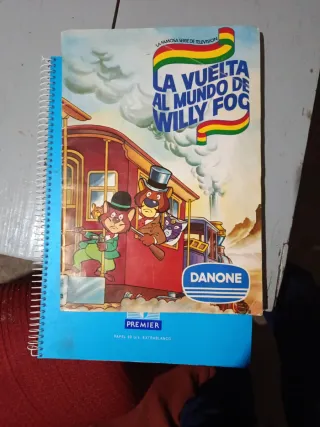 Álbum Cromos Danone La Vuelta al Mundo Willy Fog