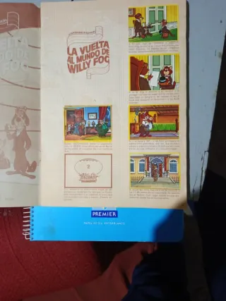 Álbum Cromos Danone La Vuelta al Mundo Willy Fog