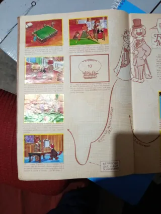 Álbum Cromos Danone La Vuelta al Mundo Willy Fog