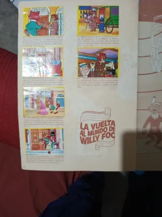 Álbum Cromos Danone La Vuelta al Mundo Willy Fog