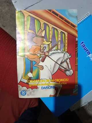 Álbum Cromos Danone La Vuelta al Mundo Willy Fog