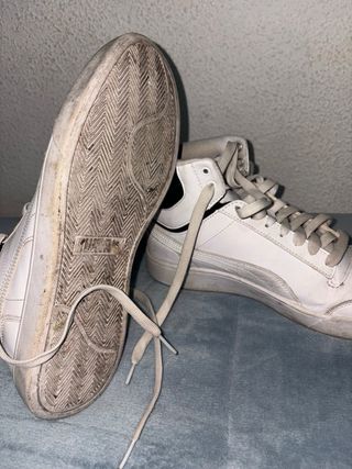 Tenis Puma Blancos y Negros