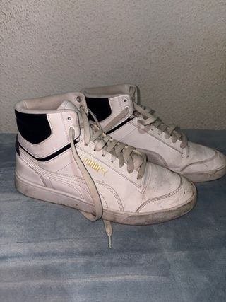 Tenis Puma Blancos y Negros