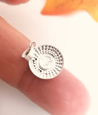 Colgante Turquesa Plata Ley 925