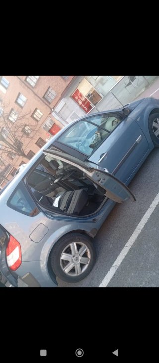 Renault Scenic. Pegatina C. De un  solo dueño