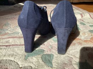 Zapatos vintage Paco Herrero, Talla 38, de ante