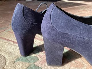 Zapatos vintage Paco Herrero, Talla 38, de ante