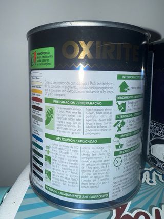 Oxirite Esmalte Antioxidante Liso Brillante Blanco