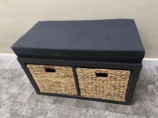 Banco entrada con almacenaje