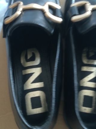 Zapatos de piel negros T.36