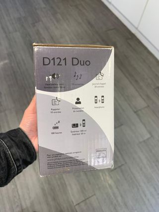 Philips D121 Duo Teléfono Inalámbrico