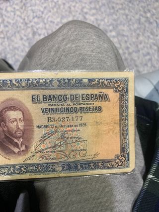Billete 25 Pesetas Banco de España 1926
