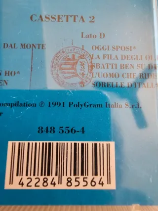 Sanremo ’91 Canta Sanremo 1991 - 2MC musicassette