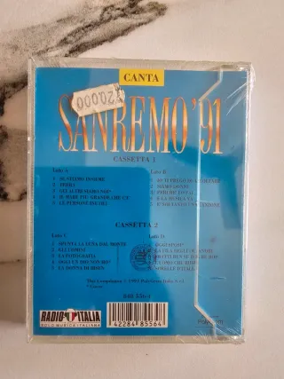 Sanremo ’91 Canta Sanremo 1991 - 2MC musicassette