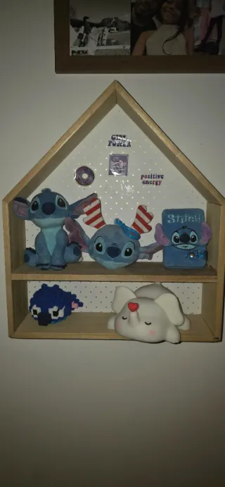 2 Repisas Casita Madera