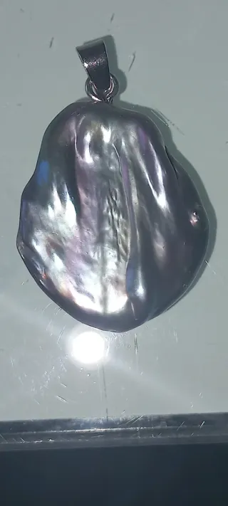 Colgante Perla Barroca Agua Dulce Multicolor