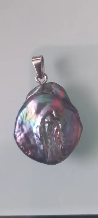 Colgante Perla Barroca Agua Dulce Multicolor