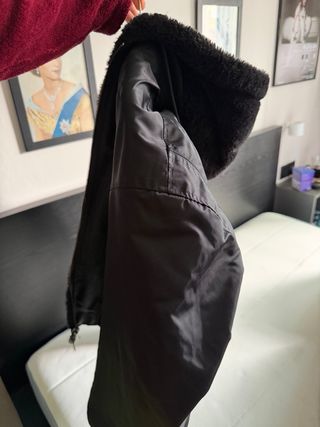 Chaqueta Zara Reversible Negra