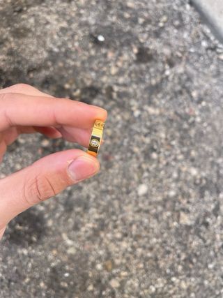 Anillo Cartier Oro Diamantes