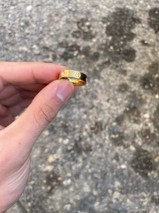 Anillo Cartier Oro Diamantes