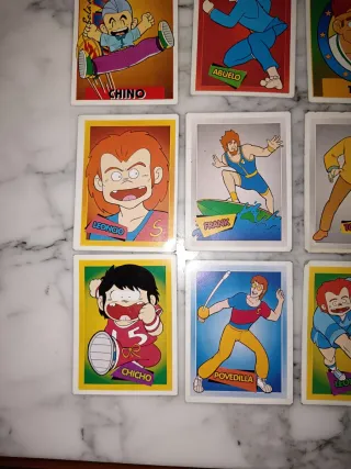 Lote 12 Cromos Chicho Terremoto y bola de Dan 90's