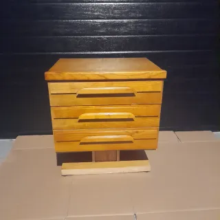 52x42x60cm Mesita de noche de madera