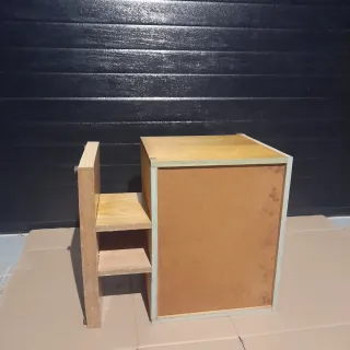 52x42x60cm Mesita de noche de madera