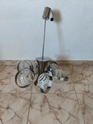 Lámpara Techo Space Age Años 60