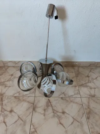 Lámpara Techo Space Age Años 60