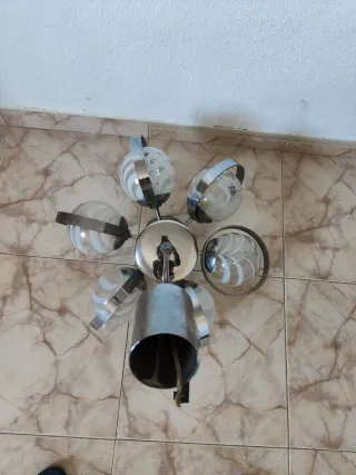 Lámpara Techo Space Age Años 60