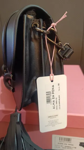 Bolso Alma en Pena Piel Negro