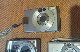 lote 5 cámaras de fotos vintage antiguas