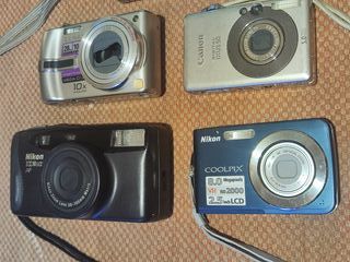 lote 5 cámaras de fotos vintage antiguas