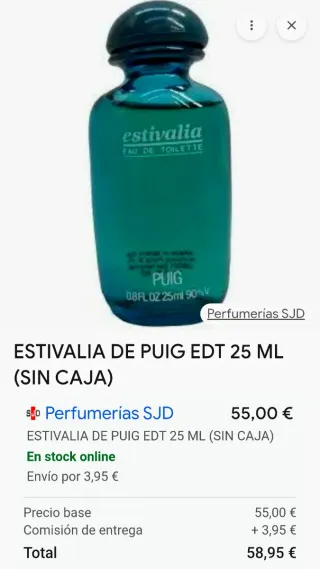 Estivalia Eau de Toilette Puig 25ml