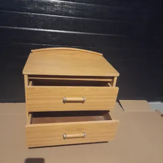 54x36x48cm Mesita de noche de madera