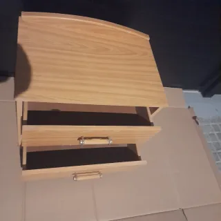 54x36x48cm Mesita de noche de madera