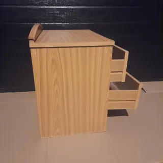 54x36x48cm Mesita de noche de madera