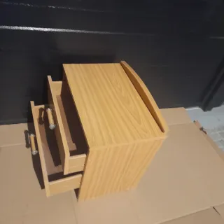 54x36x48cm Mesita de noche de madera